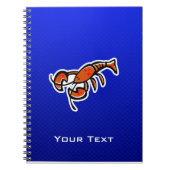 Lobster; Blauw Notitieboek (Voorkant)