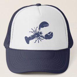 Lobster Blue White Trucker Pet