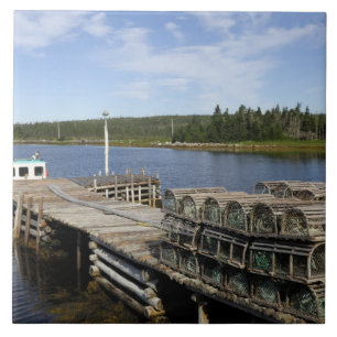 Lobster Boat, Mushaboom, Nova Scotia, Canada Tegeltje