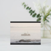 Lobster Boat op de Mount Desert Island Maine Briefkaart (Staand voorkant)