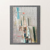 Lobster Boats in Bass Harbour, Mount Desert Island Legpuzzel (Verticaal)