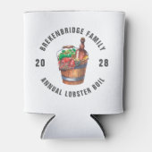 Lobster Boil Annual Family Reunion Summer Blikjeskoeler (Voorkant)