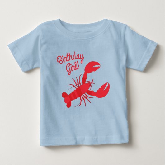Lobster Boil Birthday Party Cute Kinder (Voorkant)