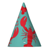 Lobster Boil Birthday Party Cute Kinder Feesthoedjes (Rechts)