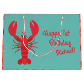 Lobster Boil Birthday Party Cute Kinder Groot Cadeauzakje (Voorkant)