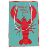 Lobster Boil Birthday Party Cute Kinder Medium Cadeauzakje (Voorkant)