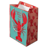 Lobster Boil Birthday Party Cute Kinder Medium Cadeauzakje (Achterkant Gekanteld)