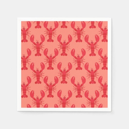 Lobster Boil Birthday Party Cute Kinder Servet (Voorkant)