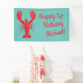 Lobster Boil Birthday Party Cute Kinder Spandoek (Insitu)