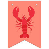 Lobster Boil Birthday Party Cute Kinder Vlaggetjes (Eerste vlag)