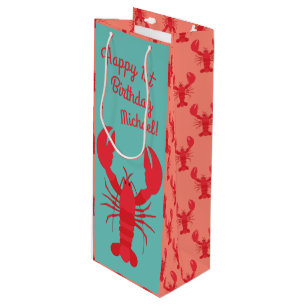 Lobster Boil Birthday Party Cute Kinder Wijn Cadeautas
