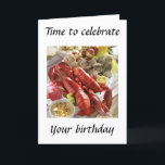 LOBSTER BOIL BIRTHDAY WISHES KAART<br><div class="desc">Mijn VOLLEDIGE LIJN van deze "LOBSTER BOIL"foto is FUN en COOL en UNIQUE en ik hoop echt dat u hen bij TheEvent zult controleren en plezier zult hebben dit doen. Bedankt!</div>