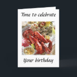 LOBSTER BOIL BIRTHDAY WISHES KAART<br><div class="desc">Mijn VOLLEDIGE LIJN van deze "LOBSTER BOIL"foto is FUN en COOL en UNIQUE en ik hoop echt dat u hen bij TheEvent zult controleren en plezier zult hebben dit doen. Bedankt!</div>