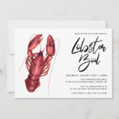 Lobster Boil Kaart (Voorkant)