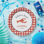 Lobster boil Summer Family Reunion Papieren Bordje (Feest)