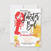 Lobster Boil Uitnodiging (Voorkant)