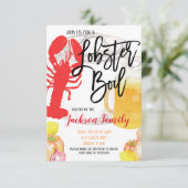 Lobster Boil Uitnodiging (Staand voorkant)