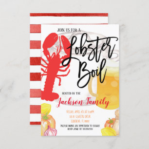 Lobster Boil Uitnodiging