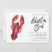 Lobster Boil Uitnodiging (Voorkant)