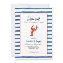 Lobster Boil verlofpartij uitnodiging