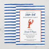 Lobster Boil verlofpartij uitnodiging (Voorkant / Achterkant)