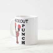 Lobster Boxing Knockout Punch Koffiemok (Voorkant links)