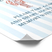 Lobster Bridal Shower Favorite Memory Poster (Hoek)