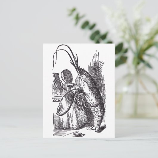 Lobster Briefkaart (Staand voorkant)