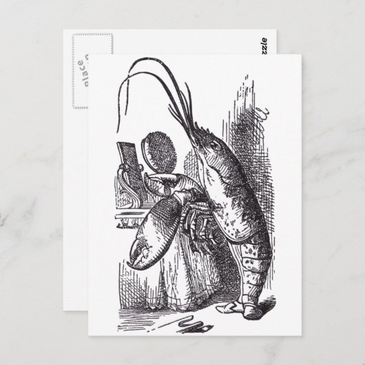 Lobster Briefkaart (Voorkant / Achterkant)