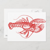 Lobster Briefkaart (Voorkant / Achterkant)