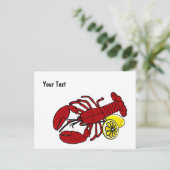 Lobster Briefkaart - Maine Lobster Briefkaart (Staand voorkant)