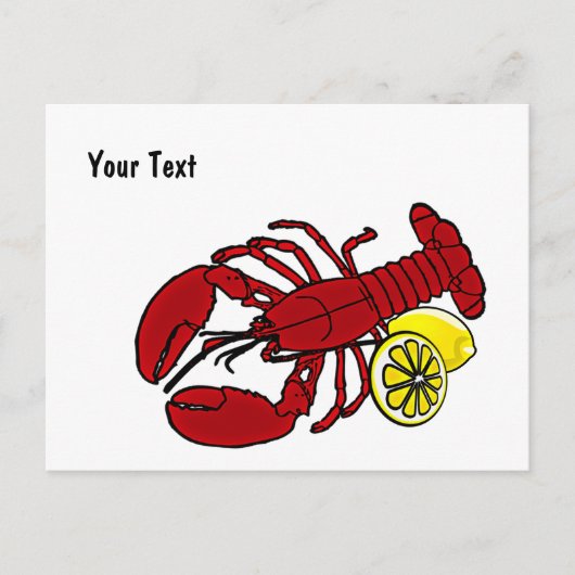 Lobster Briefkaart - Maine Lobster Briefkaart (Voorkant)