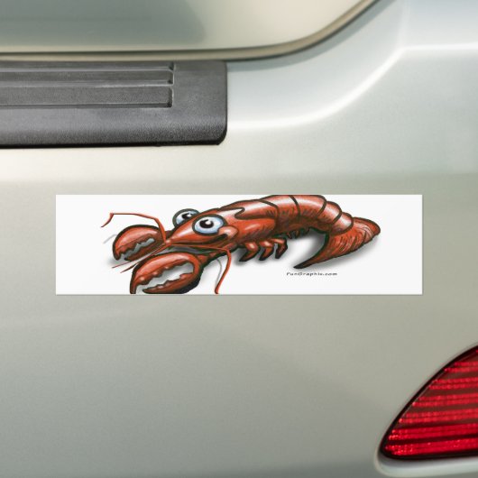 Lobster Bumpersticker (Op auto)