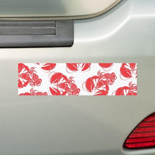 lobster bumpersticker (Op auto)