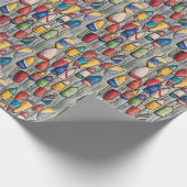 Lobster Buoys Gift Wrap Cadeaupapier (Hoek)