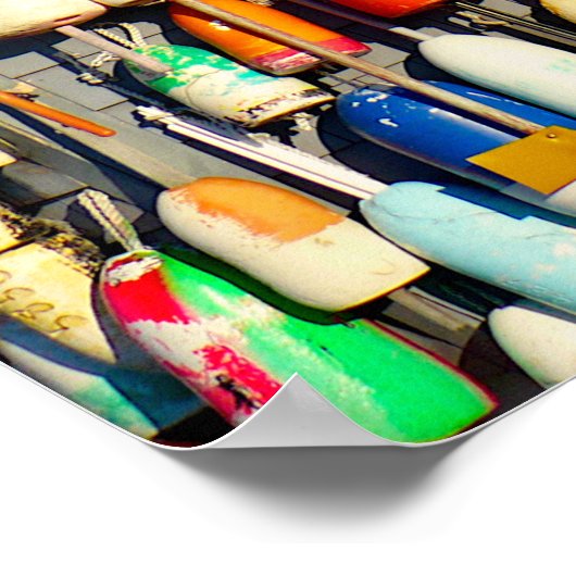  Lobster Buoys Poster (Hoek)