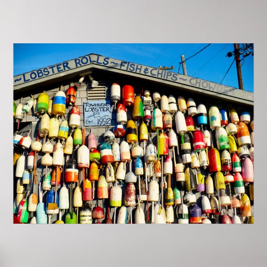  Lobster Buoys Poster (Voorkant)