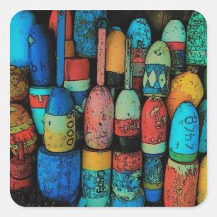 Lobster Buoys Sticker