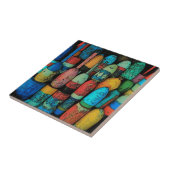 Lobster Buoys Tile Tegeltje (Zijkant)