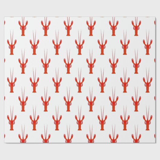 Lobster Cadeaupapier (Vlak)