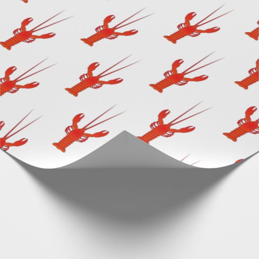 Lobster Cadeaupapier (Hoek)