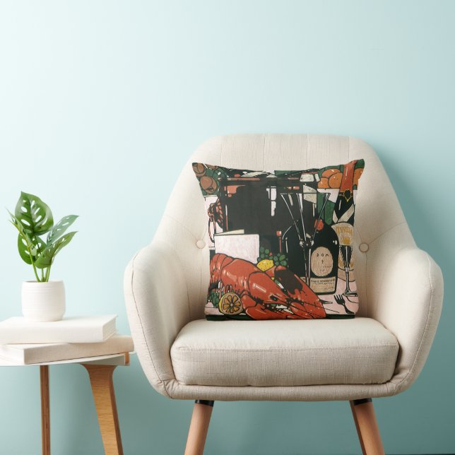  Lobster Champagne Fancy partij Kussen (Stoel)