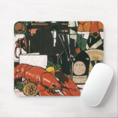 Lobster Champagne Fancy partij Muismat (Met muis)