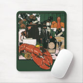 Lobster Champagne Fancy partij Muismat (Met muis)