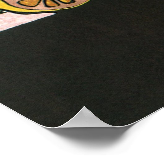 Lobster Champagne Fancy partij Poster (Hoek)