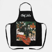 Lobster Champagne Fancy partij Schort (Voorkant)