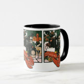  Lobster Champagne, Fancy partij van legant Mok (Voorkant rechts)