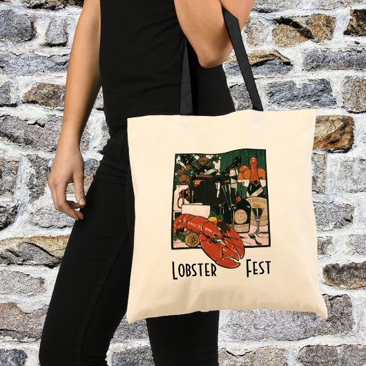 Lobster Champagne, Fancy partij van legant Tote Bag
