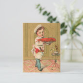 Lobster Chef  Food and Art Briefkaart (Staand voorkant)