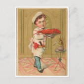 Lobster Chef  Food and Art Briefkaart (Voorkant)